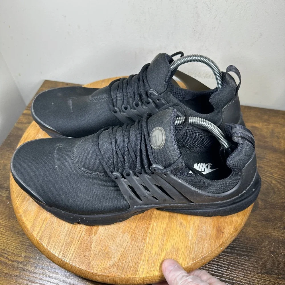 Nike Air Presto Essential Triple Black Mens Running Shoes 848187-011 Size 12